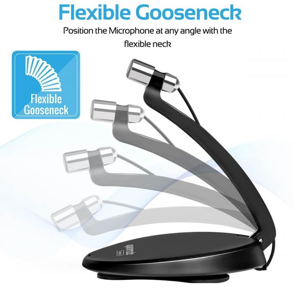 Clip and Desktop Lavaliere Microphone by Promate Tweeter-5